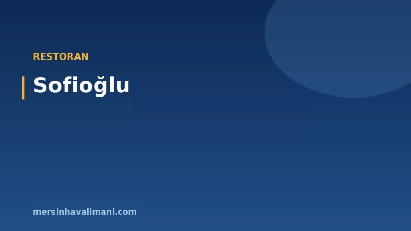 Sofioğlu