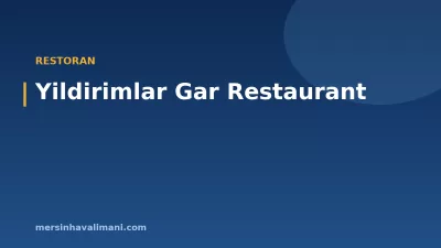 Yildirimlar Gar Restaurant